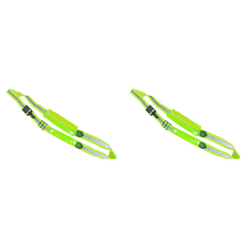 Running Visibility Gear - Светоотражающий пояс BTLIFE-2X LED с держателем