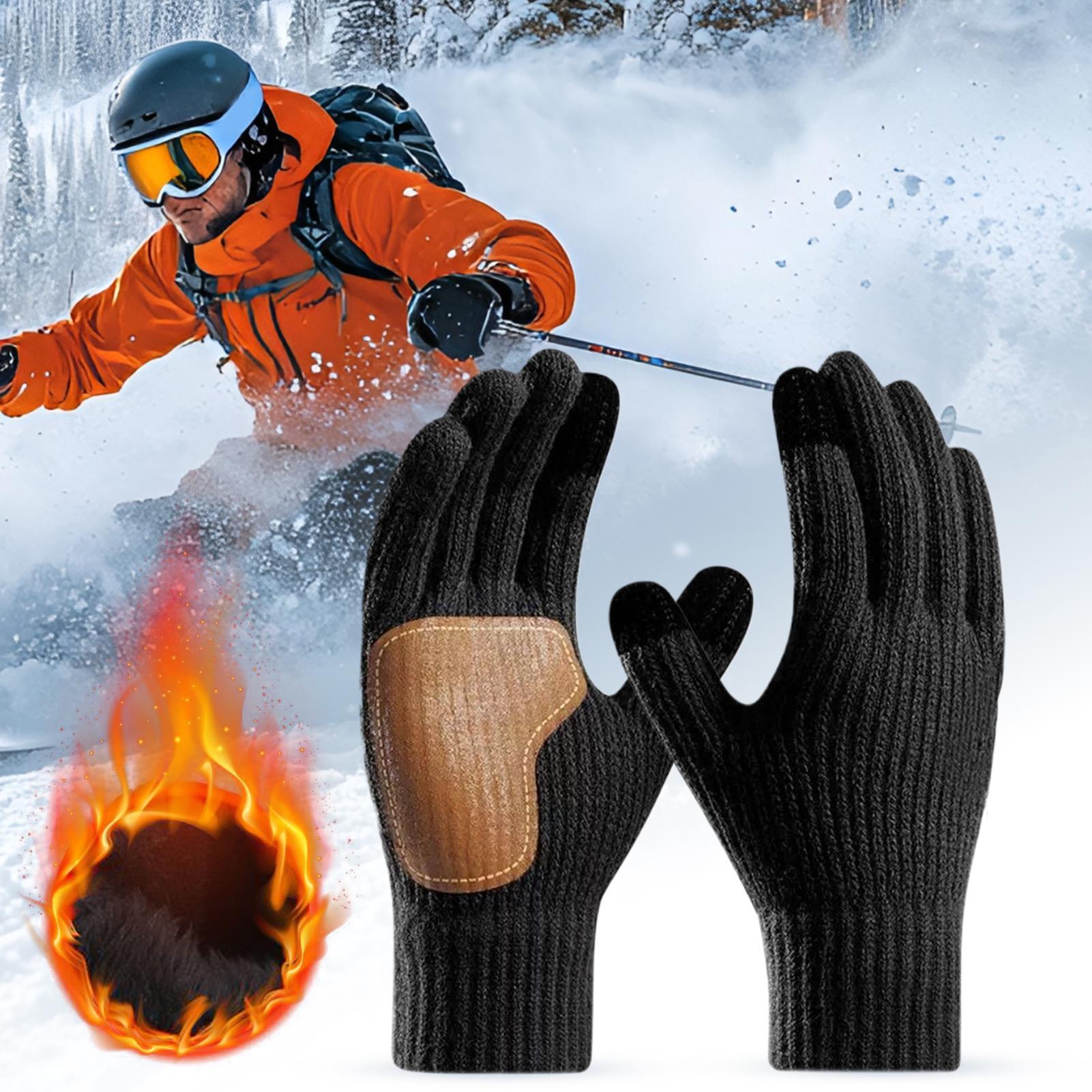 Running Gear For Cold Weather - Перчатки с USB-подогревом и сенсорным экраном,