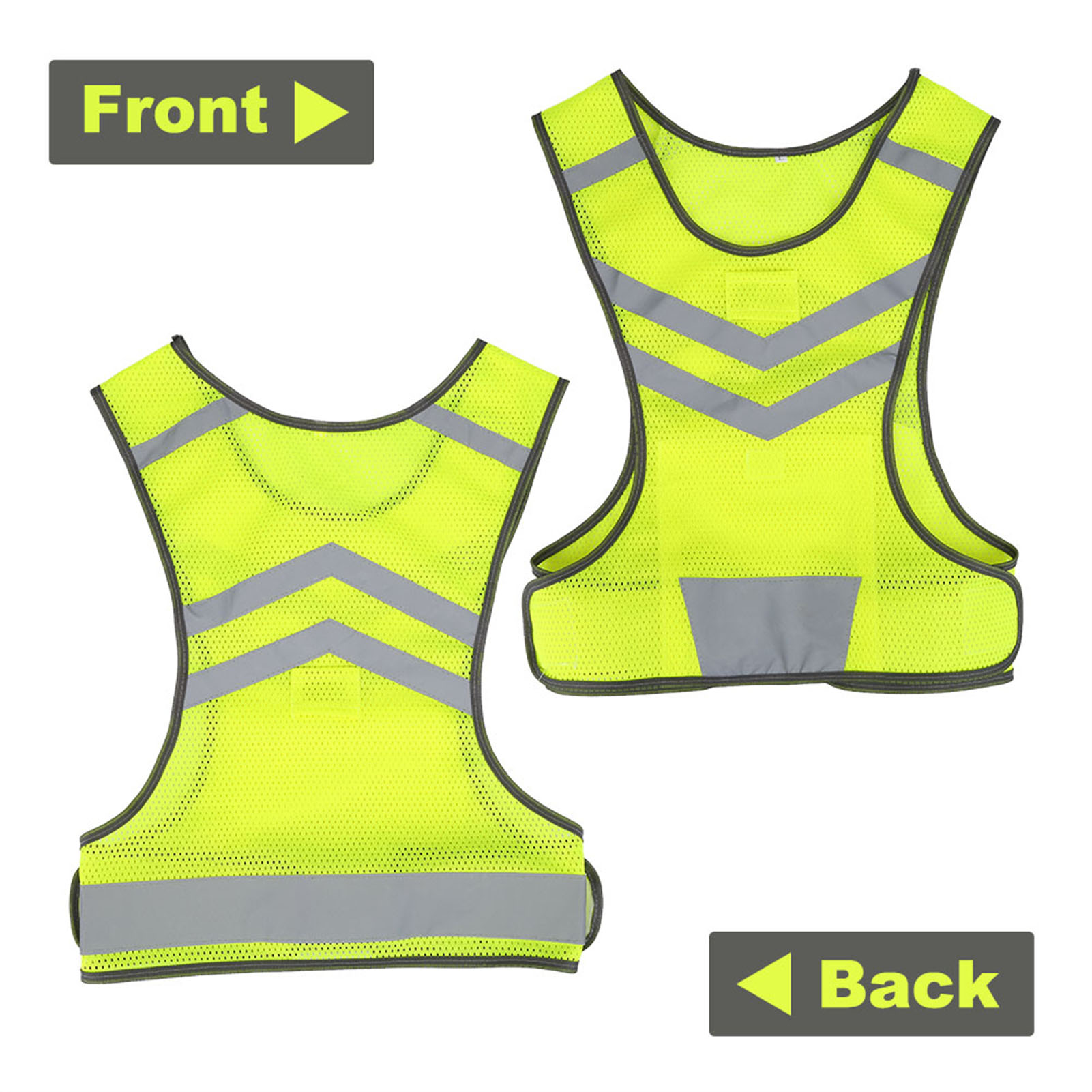 Running Gear Reflective - Регулируемый светоотражающий жилет высокой видимости для
