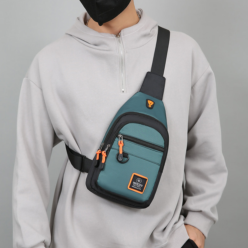 Running Gear Backpack - Повседневная мужская нагрудная сумка, нейлоновая маленькая