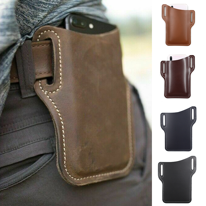 Running Gear Backpack - Мужской кожаный чехол-кобура для телефона на