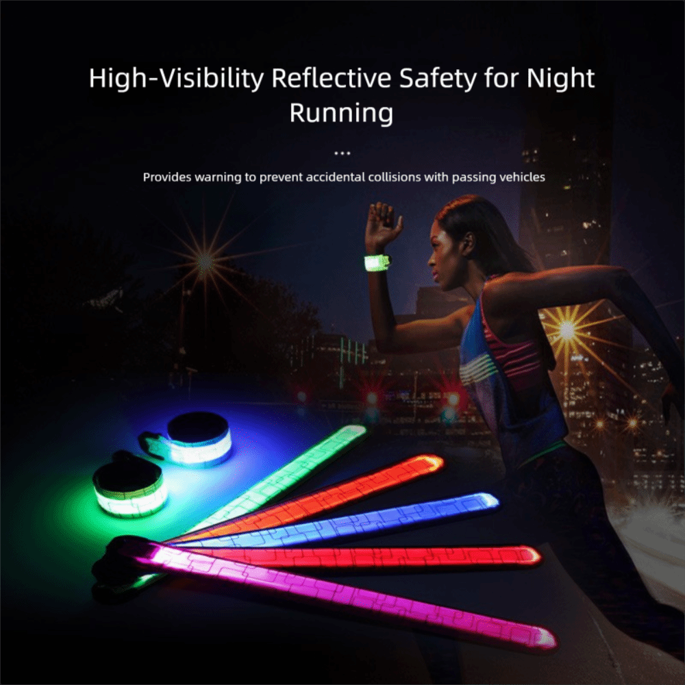 Running Gear Reflective - Стиль батареи, браслет для ночного бега,