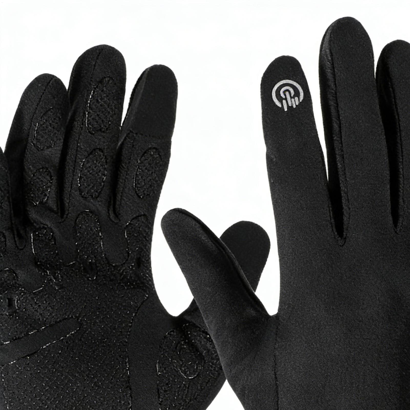 Running Gear For Cold Weather - Теплые велосипедные перчатки с полным пальцем