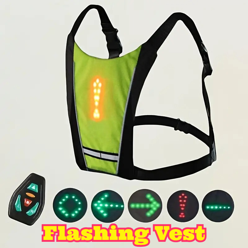 Светодиодный сигнальный жилет  – обзор и цена Running Visibility Gear