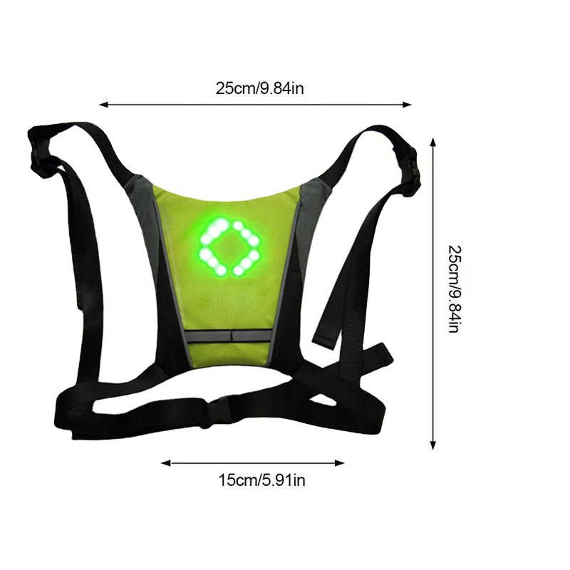 Светодиодный сигнальный жилет  – обзор и цена Running Visibility Gear