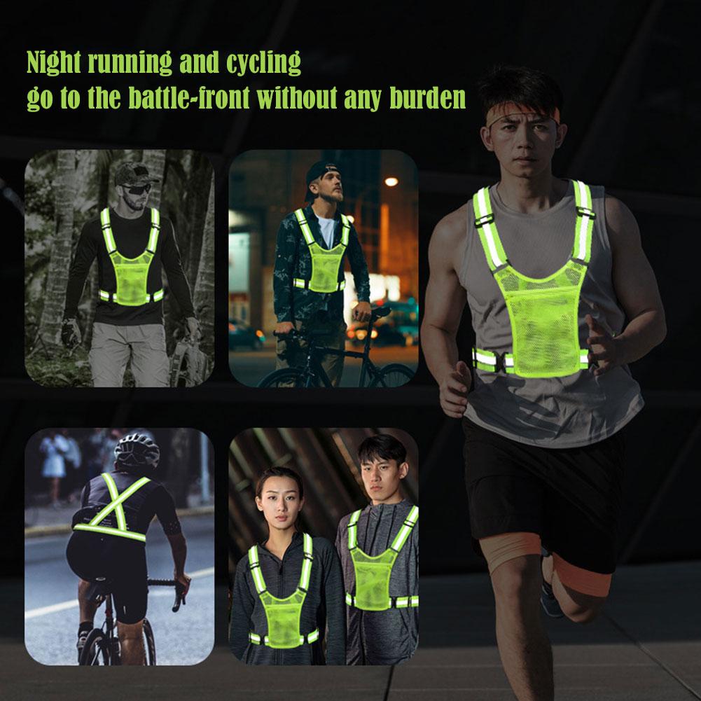 Светоотражающие жилеты для без – обзор и цена Running Gear Reflective