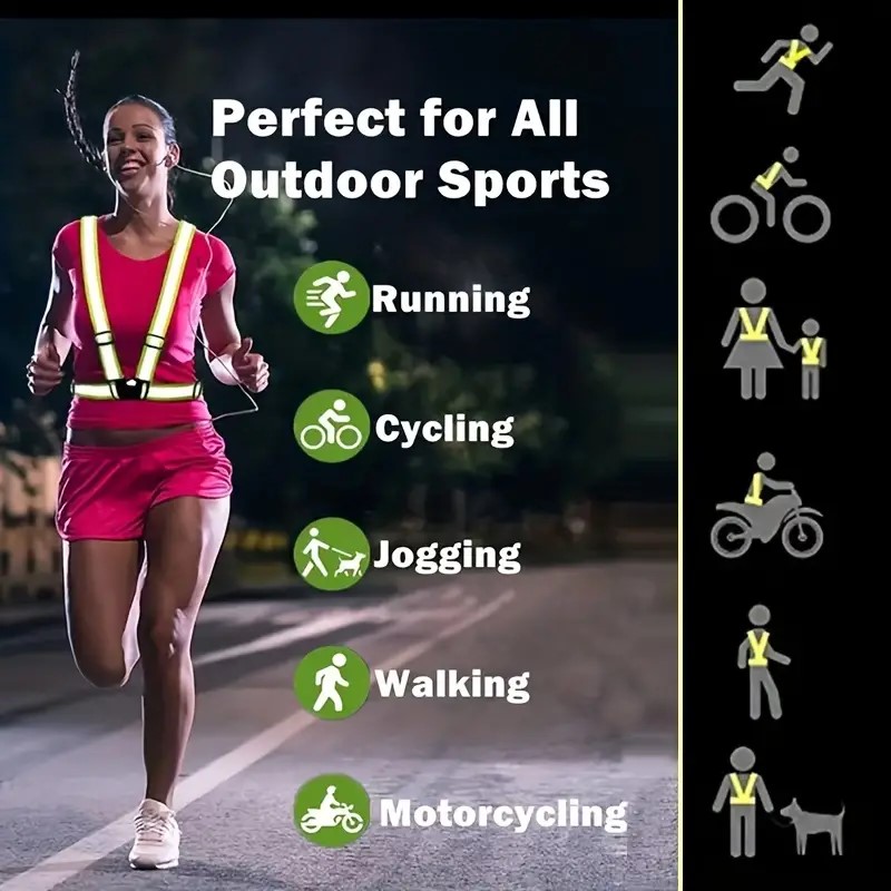 Светоотражающий жилет для бега – обзор и цена Running Visibility Gear