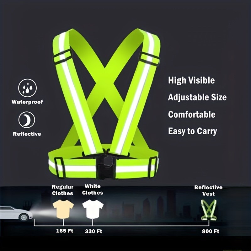 Светоотражающий защитный жилет – обзор и цена Running Gear Reflective
